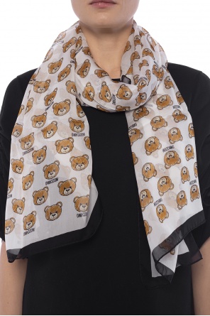 Patterned silk scarf, zdjęcie 2 Patterned silk scarf od Moschino